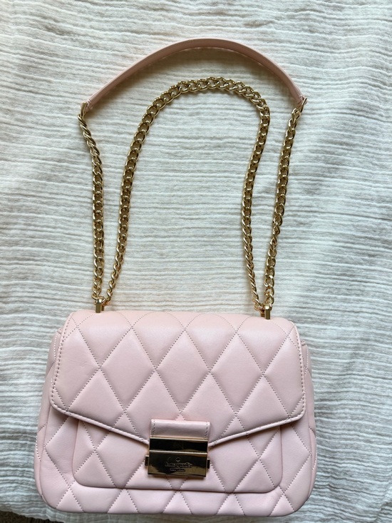 Handbags - Kate Spade Quilted Pink Chain Shoulder Bag